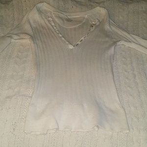 3/4 length fitted sweater